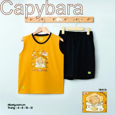 Bộ sát tay capybara vàng đen